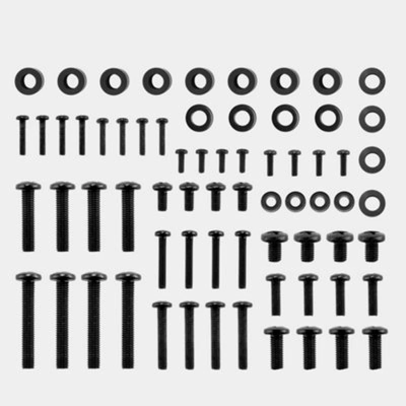 Image of Vonhaus Universal TV Mount Screws Kit Hardware, Monitors Up To 80'' Includes M4, M5, M6 & M7 Screws, Spacers And Washers, 68Pc