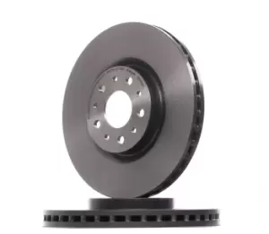 Image of BREMBO Brake disc FIAT 09.5180.41 52067393,52067394 Brake rotor,Brake discs,Brake rotors
