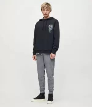Image of AllSaints Mens Saka Cuffed Slim Sweatpants, Serene Blue, Size: XS