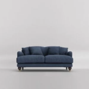 image of Swoon Holton Smart Wool 2 Seater Sofa - 2 Seater - Indigo