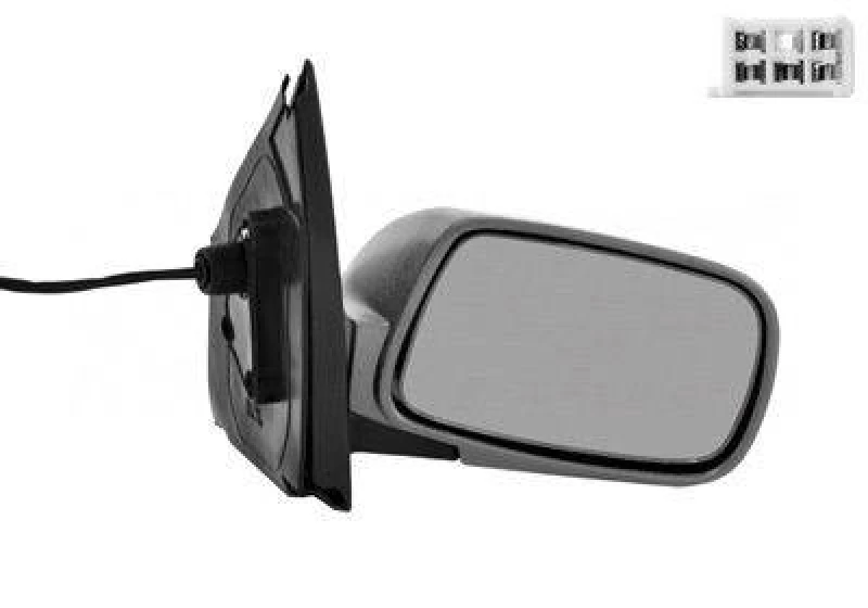 Image of VAN WEZEL 5431818 Wing mirror * HAGUS * Right, Heatable, primed Outside Mirror (50)