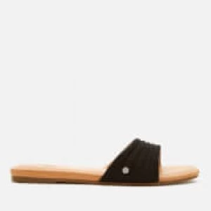 image of UGG Womens Jurupa Slide Sandals - Black - UK 3