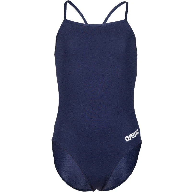 Image of Arena One Piece swimsuit for girls Arena Team Challenge Solid Bleu Female 10/11 ans 004765-750