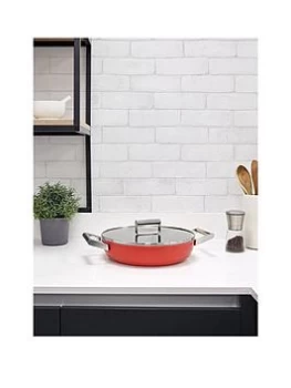 Image of SMEG Smeg Skillet - Deep Pan 2 Handles W/Lid 28Cm