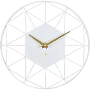 Image of Acctim Clock 29572 30 x 30 x 4.5 x 30cm White Cliffs