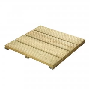 Image of Wickes Deck Tile - Light Green 600 x 600mm