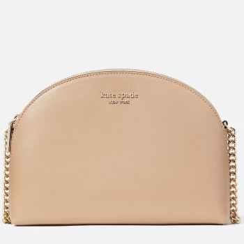Image of Kate Spade New York Womens Spencer Saffiano Cross Body Bag - Warm Beige/Black