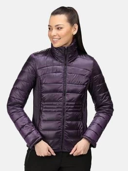 Image of Regatta Keava Quilted Jacket - Dark Purple, Dark Purple, Size 8, Women