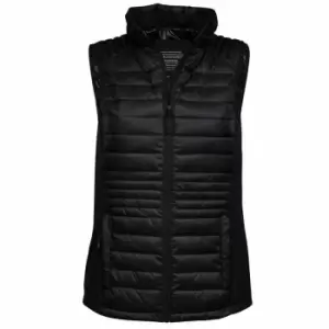 image of Tee Jays Womens/Ladies Crossover Bodywarmer (M) (Jet Black)