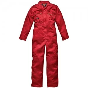 Image of Dickies Mens Redhawk Overall Red 38" 30"
