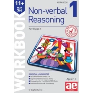Image of 11+ Non-Verbal Reasoning Year 3/4 Workbook 1 : Including Multiple Choice Test Technique