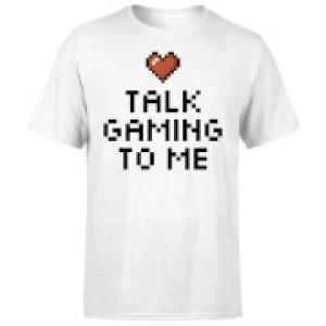 Image of Talk Gaming to Me T-Shirt - White - 3XL