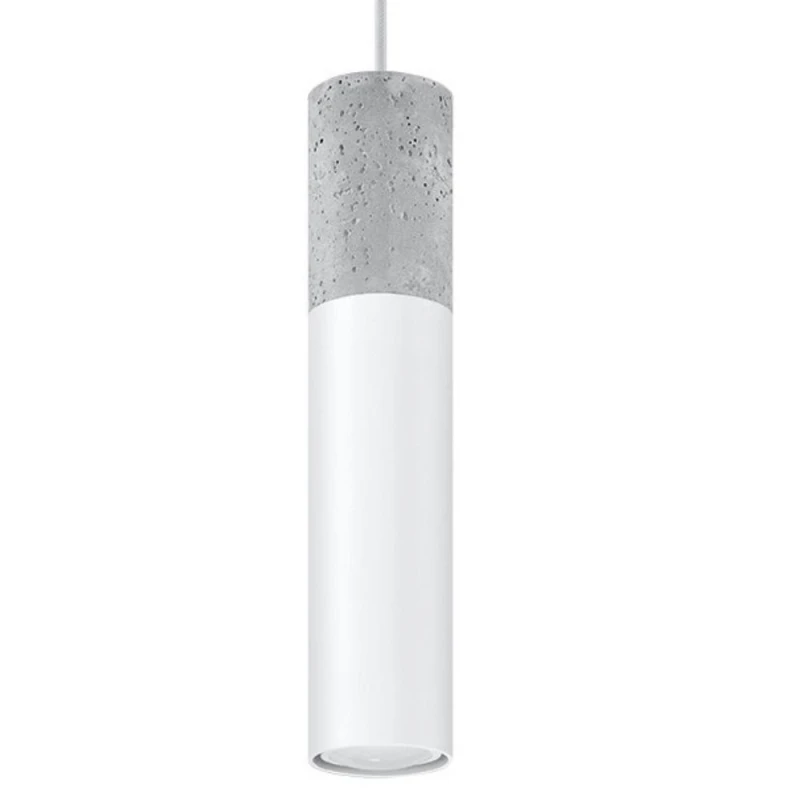 Image of Sollux Lighting Modern Pendant Lamp 105x8x8cm 1xLight White