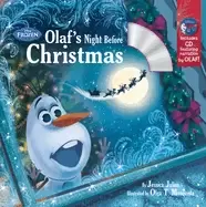Image of olafs night before christmas book and cd