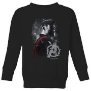 Image of Avengers Endgame Thor Brushed Kids Sweatshirt - Black - 11-12 Years