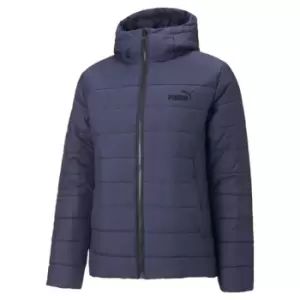 Puma Esstentials Hooded Padded Jacket - Blue