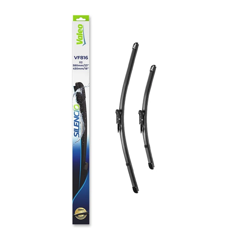 Image of VALEO 577816 Wiper blade Front, 450mm, with pre-mounted adaptor, Top Lock Wiper Blade (298)