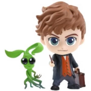 image of Hot Toys Fantastic Beasts: The Crimes of Grindelwald Cosbaby Newt Scamander and Bowtruckle - Size S (Set of 2)