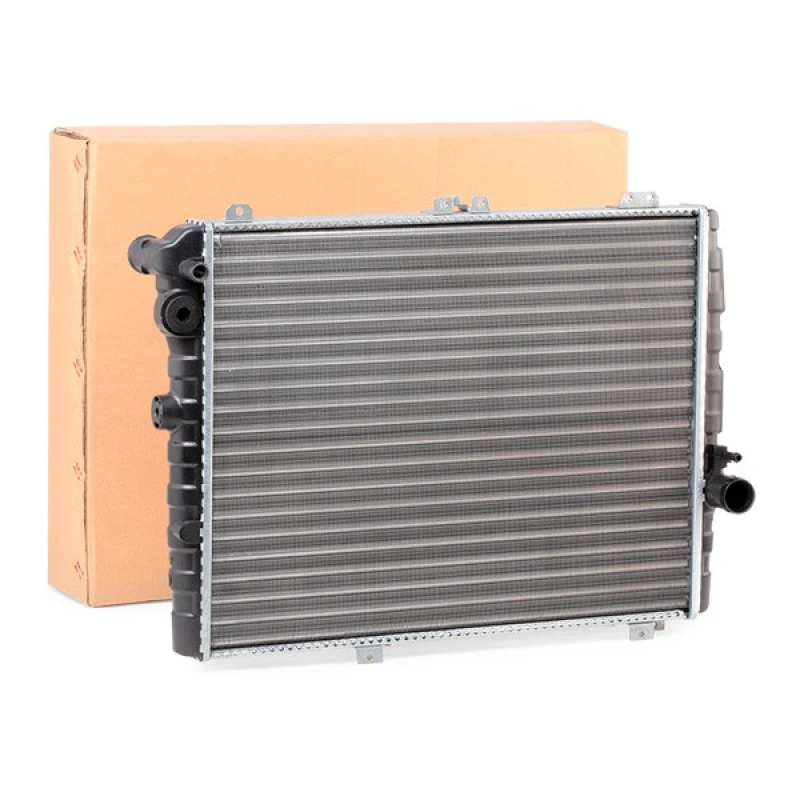 Image of RIDEX 470R0022 Engine radiator Mechanically jointed cooling fins, Manual-/optional automatic transmission, Plastic Aluminium, Plastic Radiator,engine