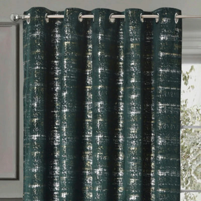 Image of Intimates Warwick Readymade Eyelet Curtains - Green
