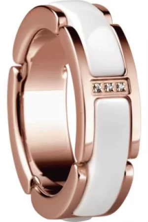 Image of Bering Jewellery Link Ring Size P JEWEL 502-35-85