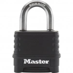 Image of Masterlock Excell Combination Padlock 50mm Black Standard