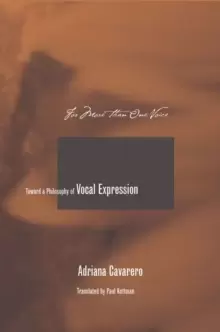 Image of For More than One Voice : Toward a Philosophy of Vocal Expression