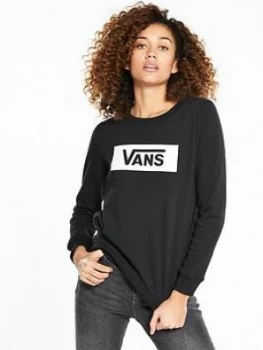 Image of Vans Open Road Crew Sweat Black Size XS Women