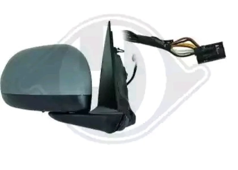 Image of DIEDERICHS 3405725 Wing mirror Left, Complete Mirror, primed Outside Mirror (50)