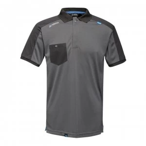Image of Regatta Offensive Wicking Polo Tshirt - Seal Grey