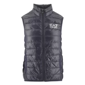Image of EA7 Navy Down Filled Slim Fit Gilet