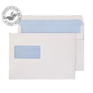 Image of Purely Everyday White Self Seal Wallet Window C5 162x229mm Ref 1709