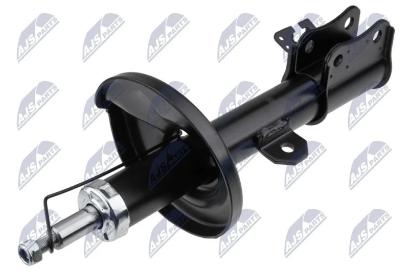 Image of NTY A-SU-016 Shock absorber Rear Axle Left, Gas Pressure, Twin-Tube, Suspension Strut, Bottom Clamp Shock Absorber (854)