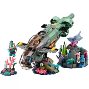 image of LEGO Avatar Mako Submarine Toy, The Way of Water Set (75577)