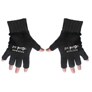 Image of The Sex Pistols - Nowhere & Boredom Mens Fingerless Gloves