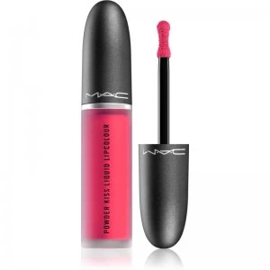 Image of MAC Cosmetics Powder Kiss Liquid Lipcolour Liquid Matte Lipstick Shade Billion $ Smile 5ml