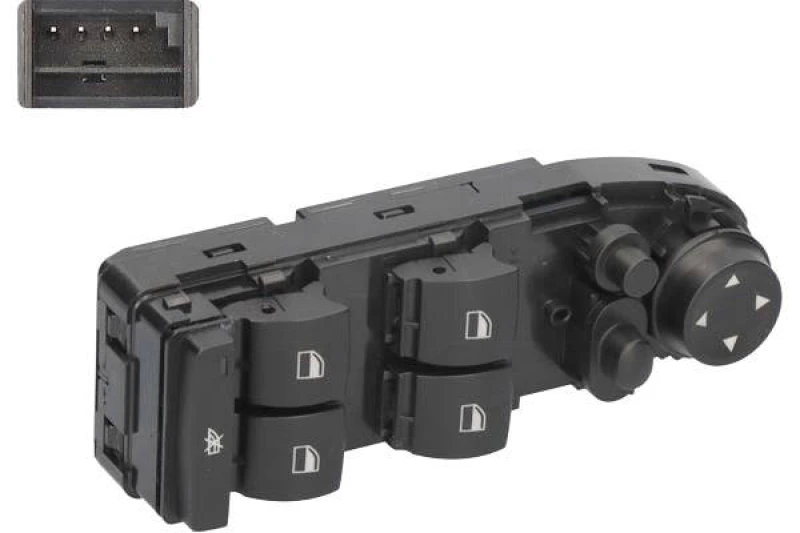 Image of Alfa e-Parts AF00550 Switch, window winder Driver side Plastic Switch,window winder (1761)