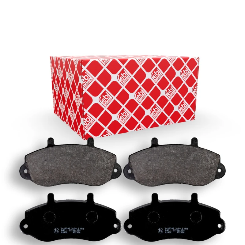 Image of FEBI BILSTEIN 16494 Brake pad set Front Axle, excl. wear warning contact Brake Pad Set,disc brake (402)