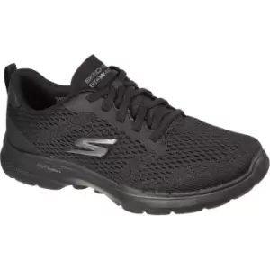 Image of Skechers Womens Go Walk 6 Bold Vision Lace Up Trainers UK Size 3 (EU 36)