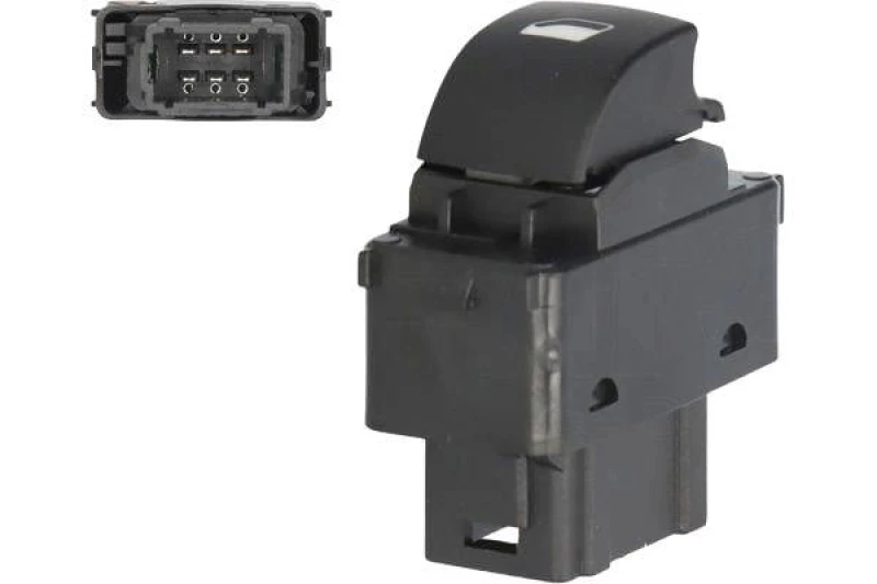 Image of Alfa e-Parts AF00319 Switch, window winder Right Front Thermoplast Switch,window winder (1761)