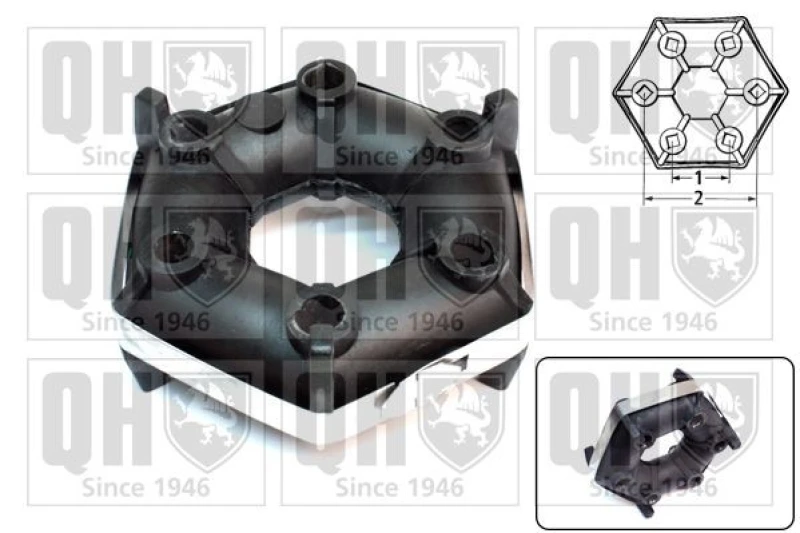 Image of QUINTON HAZELL Drive shaft coupler QUINTON HAZELL QL4000