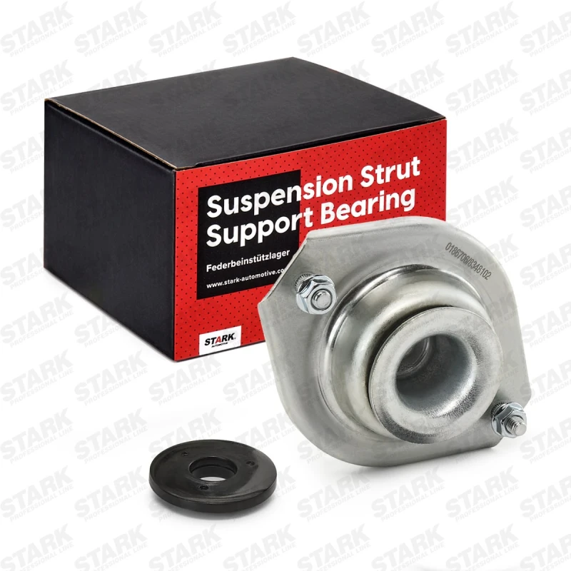 Image of STARK SKSS-0670257 Top strut mount Front Axle, with rolling bearing Suspension Strut Support Bearing (1180)