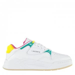 Image of Lacoste 90 Court Slam Trainers - White/Green