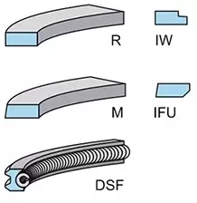 image of Piston Ring Kit 800001110000 by Kolbenschmidt