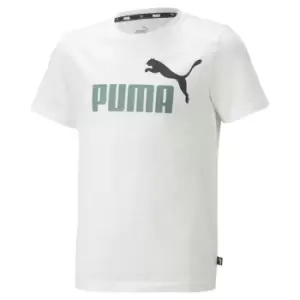 image of Puma Essentials Logo T Shirt - White