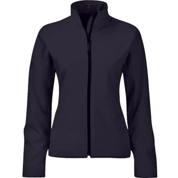 image of SSJL260 Womens Large Navy Soft Shell Jacket - Sitesafe