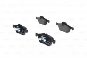 Image of Bosch 0986424652 BP368 Brake Pad Set Disc Brake Front Axle
