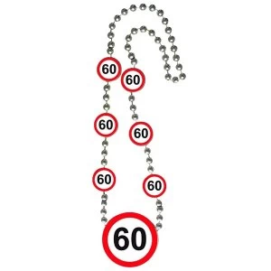 Image of Traffic Sign 60th Necklace
