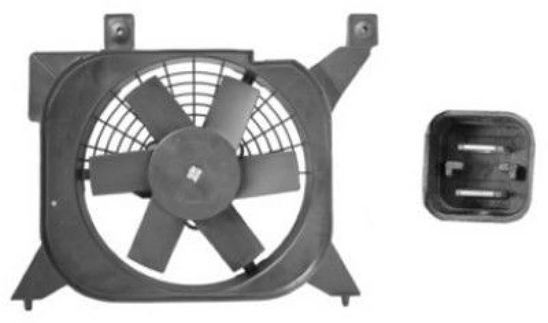 Image of VAN WEZEL Fan, radiator VAN WEZEL 0950747