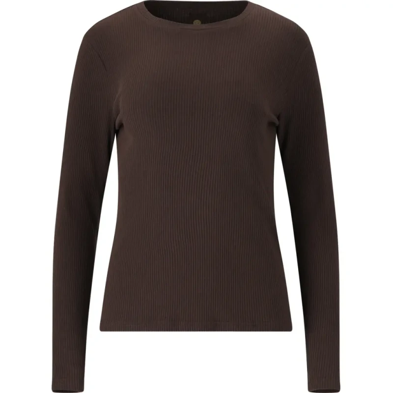 Image of Athlecia Womens long sleeve T-Shirt Athlecia Lankae Marron Female 36